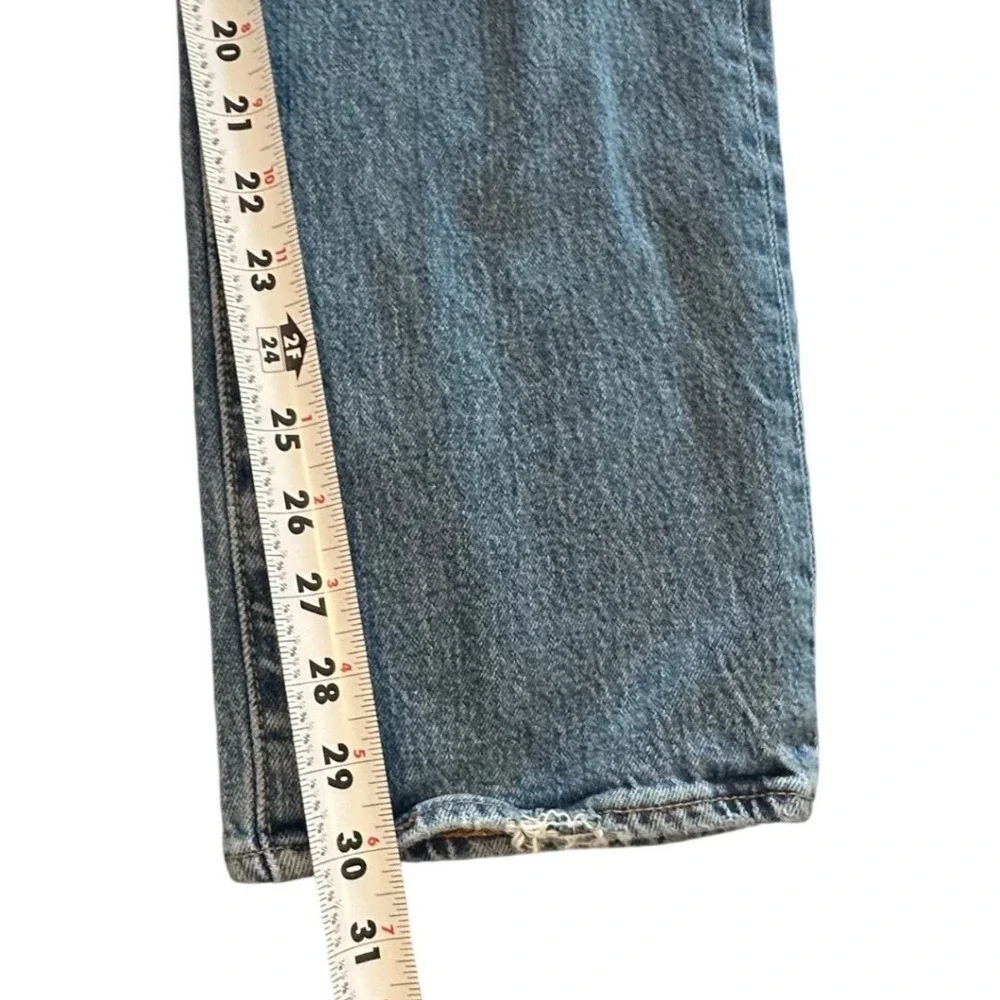 Levi's 501‎ '93 Straight Leg Jeans Mens 34x32 Light Blue Button Fly Denim